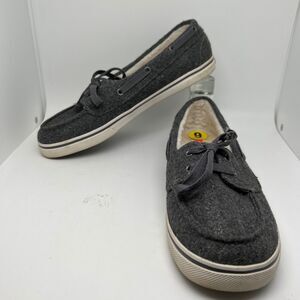 Roxy Dory Womens Slip On Boat Shoes Loafer Gray Fleece Lined Size 9